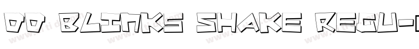 DD Blinks Shake Regu字体转换